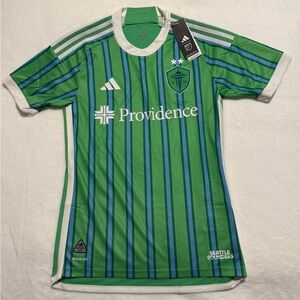 24-25 Adidas Men’s Seattle Sounders Authentic Version Home Soccer Jersey XS